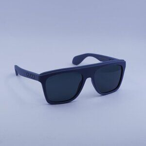 Gucci GG1570S 008 Sunglasses Blue Square Frame, Blue Lenses